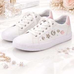 New! GUESS Love Charm Sneakers ✨ Size 7.5 | New w/ Tag | Chic Luxe Style